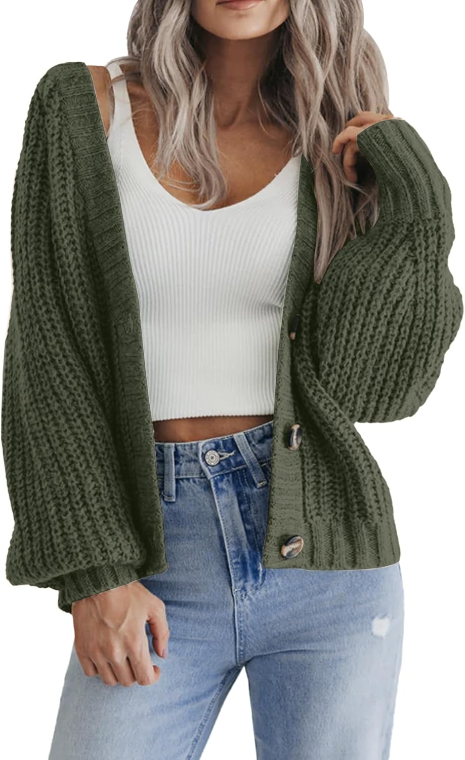 Zeagoo Women's Chunky Knit Cardigans for Stylish Fall Looks
