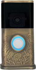 Michael Healy Antique Brass Garden Doorbell Cover