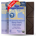 Date Sweetened Deep Dark Chocolate Bar - 70% Cacao, Organic