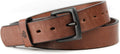 Men's All American Leather Belt - Heavy Duty 1 1/2 in Work EDC