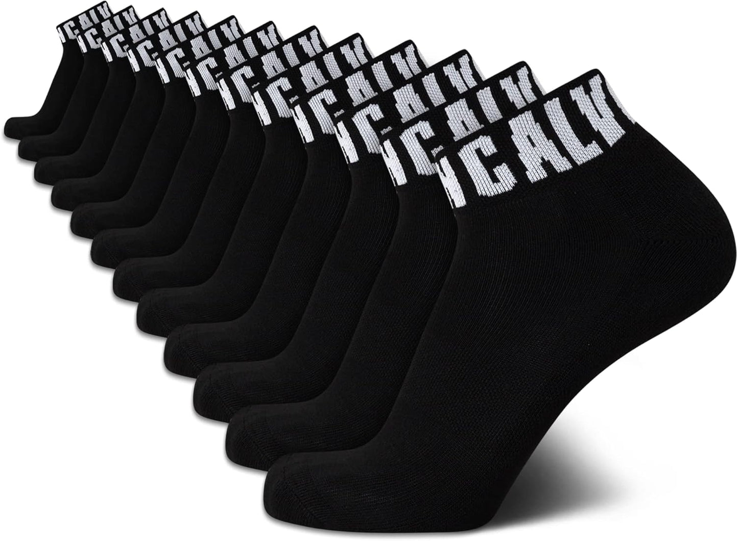 Calvin Klein Men's High Quarter Socks - Cushioned Comfort Pack