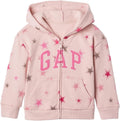GAP Baby Girls Logo Full Zip Hoodie Hooded Sweatshirt - Cozy Logo