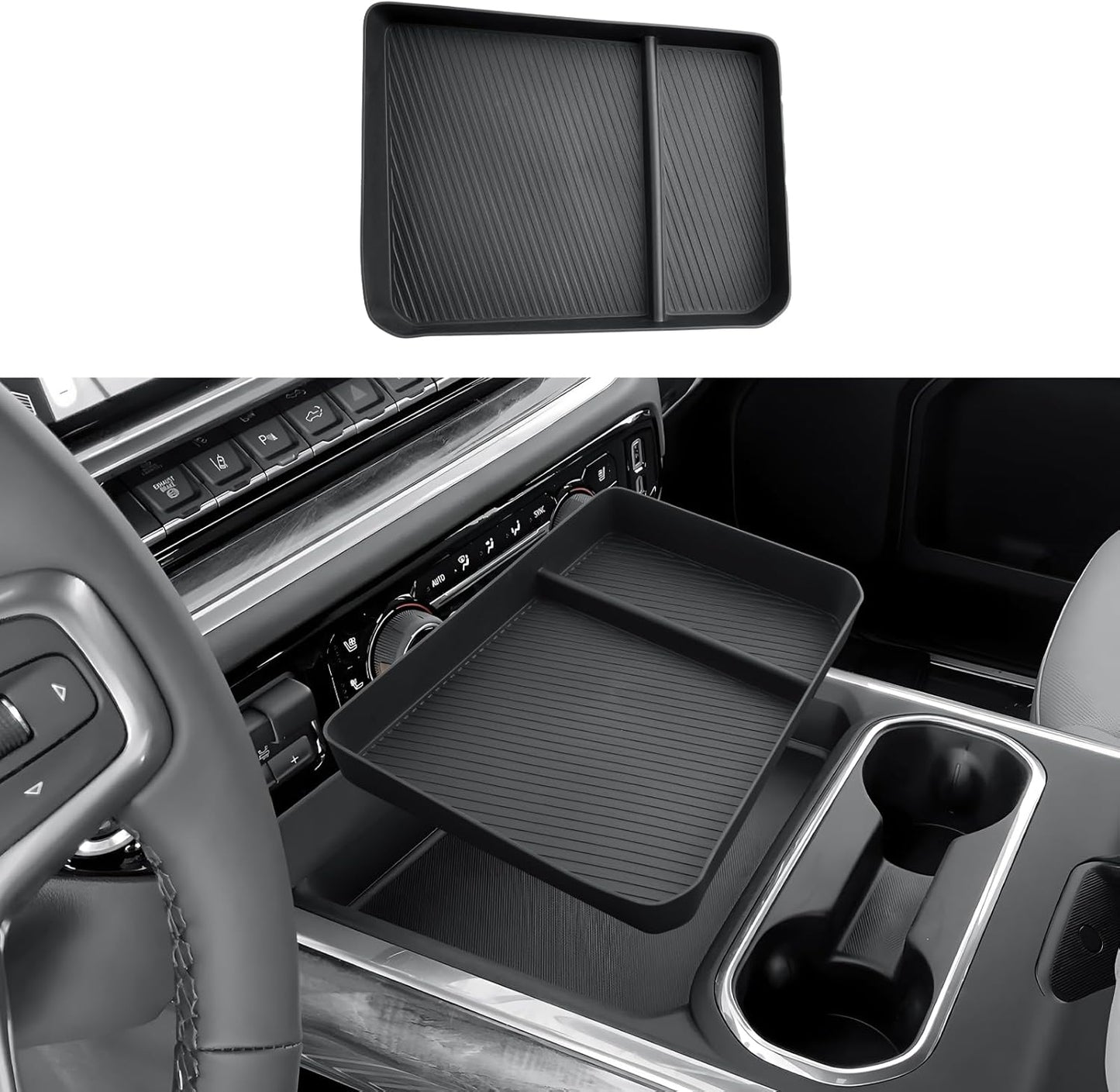 2024-2026 Chevy Silverado HD Center Console Organizer for Tidy Storage