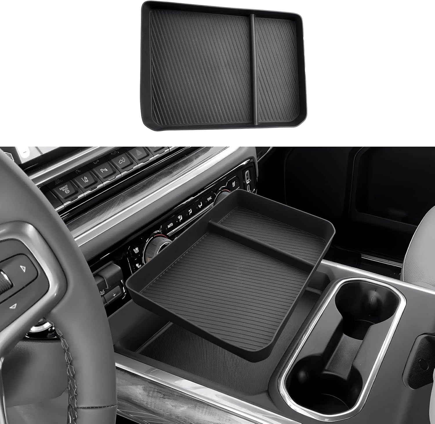2024-2026 Chevy Silverado HD Center Console Organizer for Tidy Storage