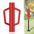 Fence Post Driver with Handle 12LB Hand Post Pounder - Fast T Post