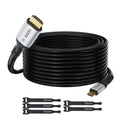 USB C to HDMI Cable 40 Ft 4K@60Hz HDR - Long 4K Video Cord