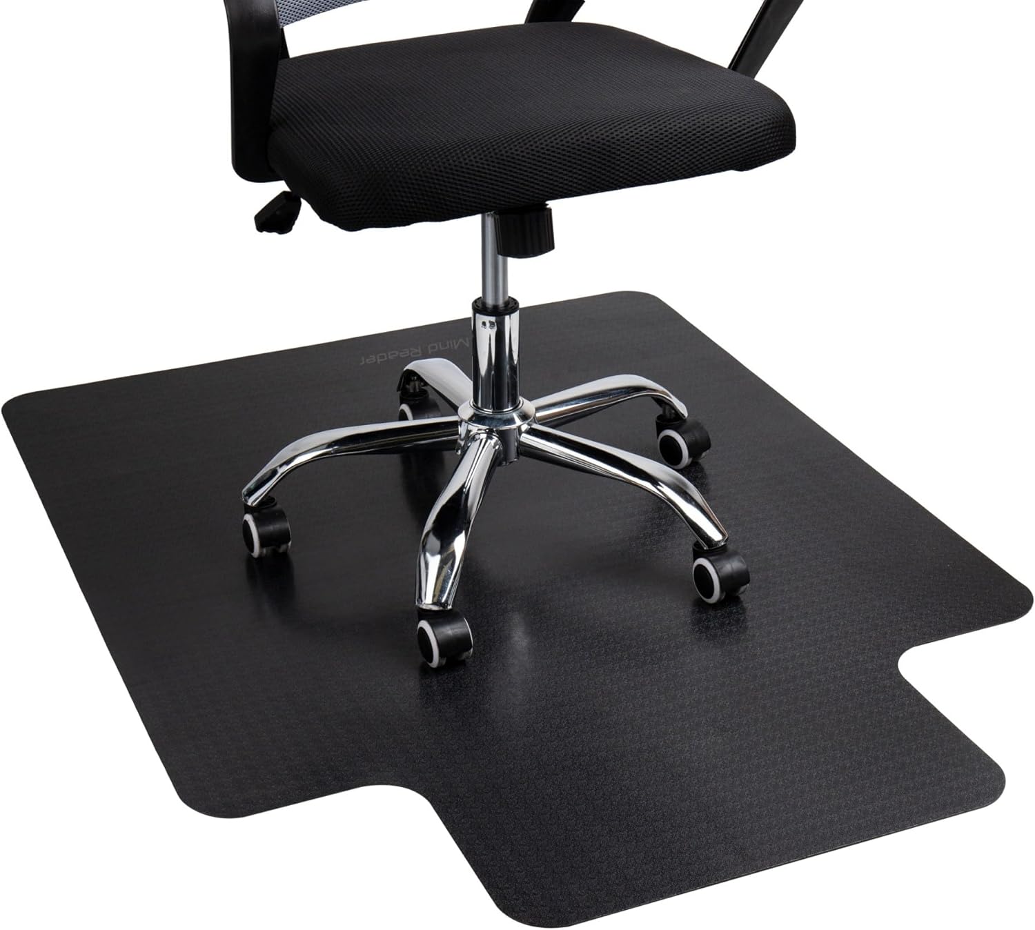 Mind Reader Hardwood Floor Chair Mat - Protects Floors Rolling PVC