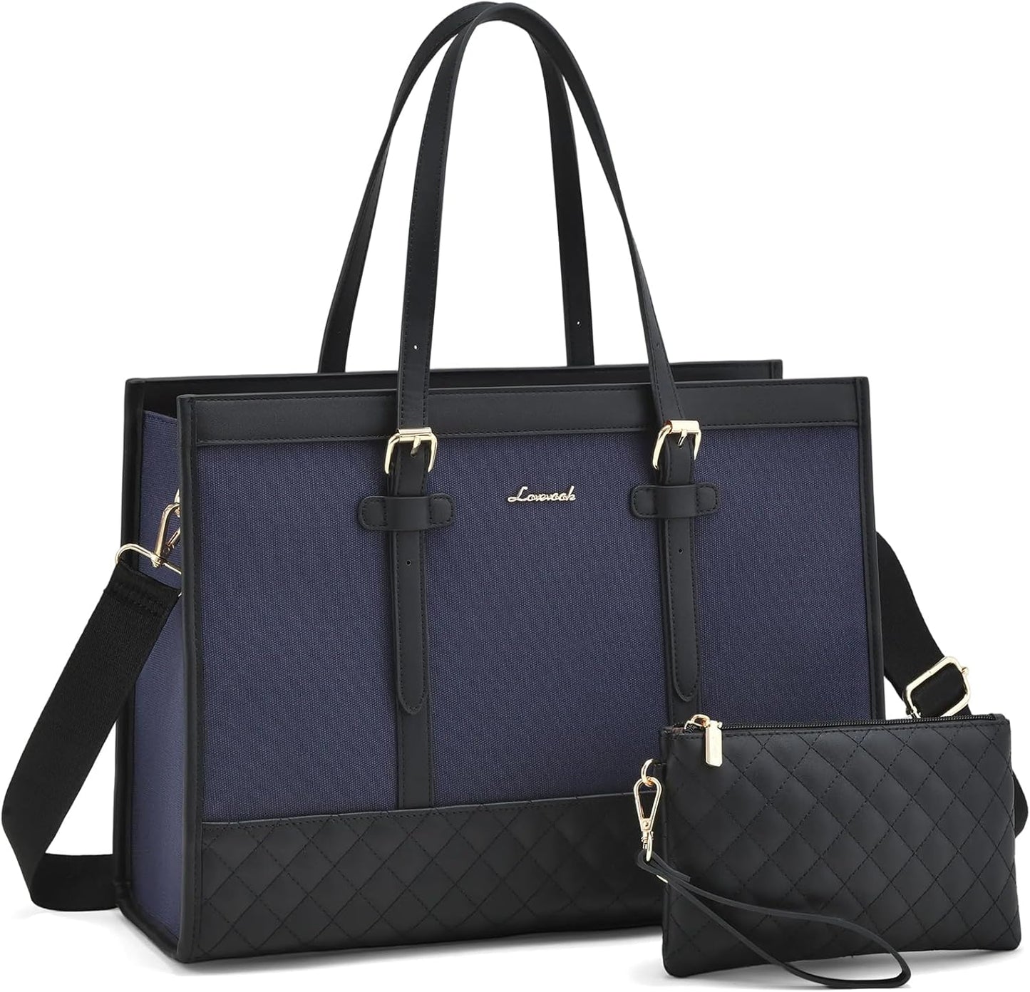 LOVEVOOK Laptop Bag for Women - Stylish 15.6 inch Tote