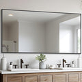 Black Bathroom Mirror for Wall 30x60 in Rectangle Mirror - Modern