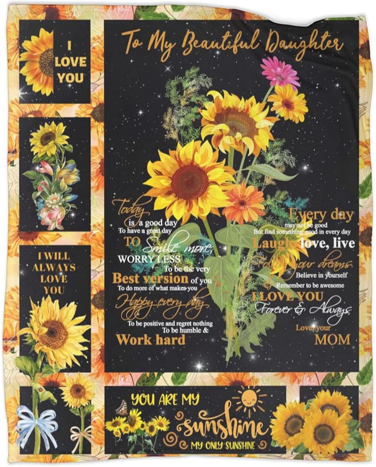 Sunflower Throw Blanket - Warm Embrace