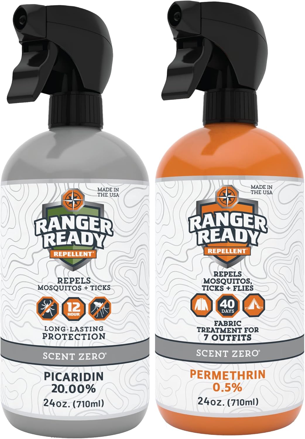 Ranger Ready Repellents P2Pak Permethrin & Picaridin Duo Spray