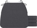 D-Shaped Chair Cushions for Comfort and Support, Set of 4