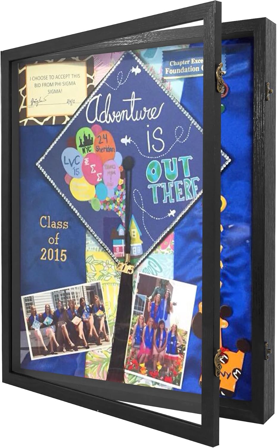 GraduatePro Graduation Shadow Box Frame for Keepsakes and Memories