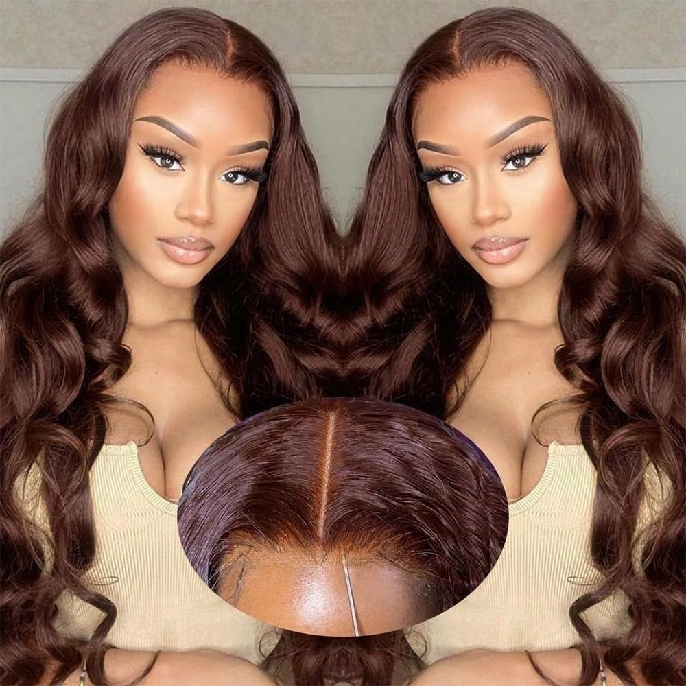 26inch Chocolate Brown Lace Front Wig for Gorgeous Styles