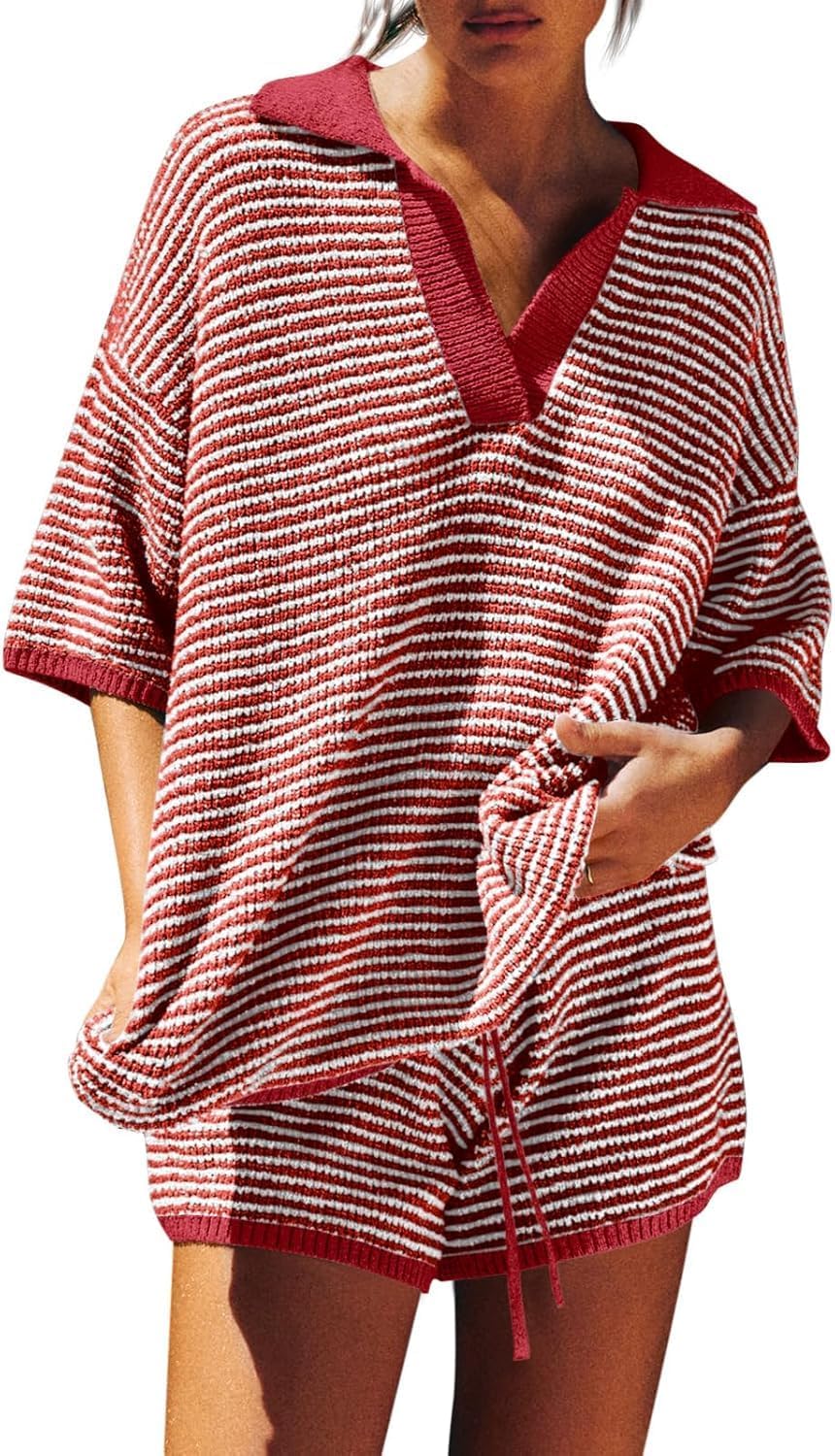 Tankaneo Womens Sweater Set 2 Piece Outfits for Comfort