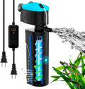 Aquarium Filter with Aeration & Rainfall Mode - Clears Green Water
