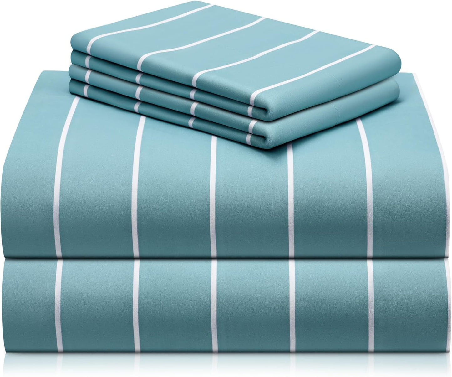 LuxClub Full Size Sheet Set - Breathable Luxury Deep Pockets