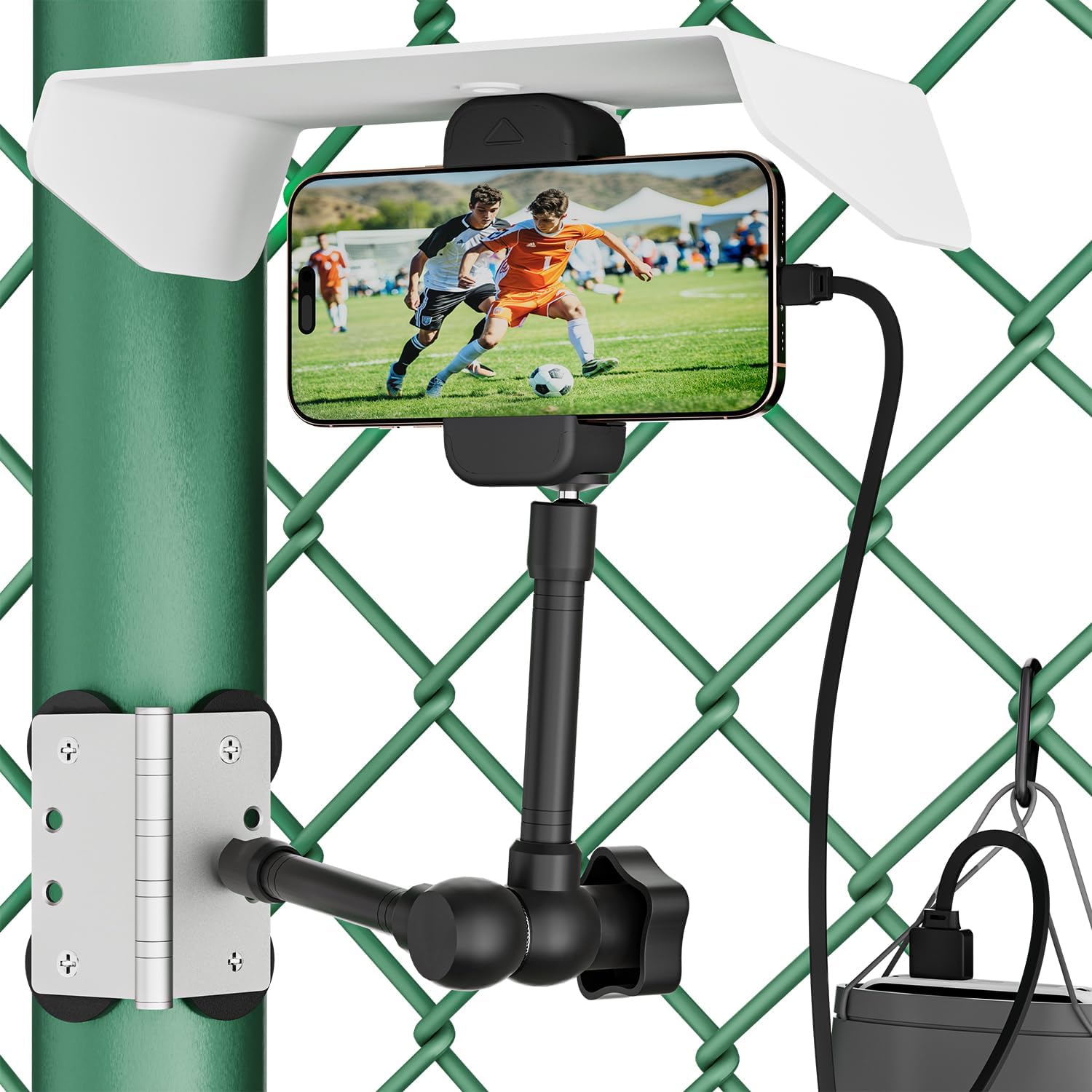 Magnetic Fence Mount for iPhone and Mevo Start - No Assembly