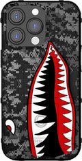 P-40 Flying Tigers Shark Teeth iPhone 16 Pro Max Case - Rugged Shield