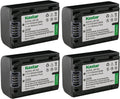 Kastar 4-Pack 3.7V 1800mAh Battery Pack Replacement for Ordro NP-180