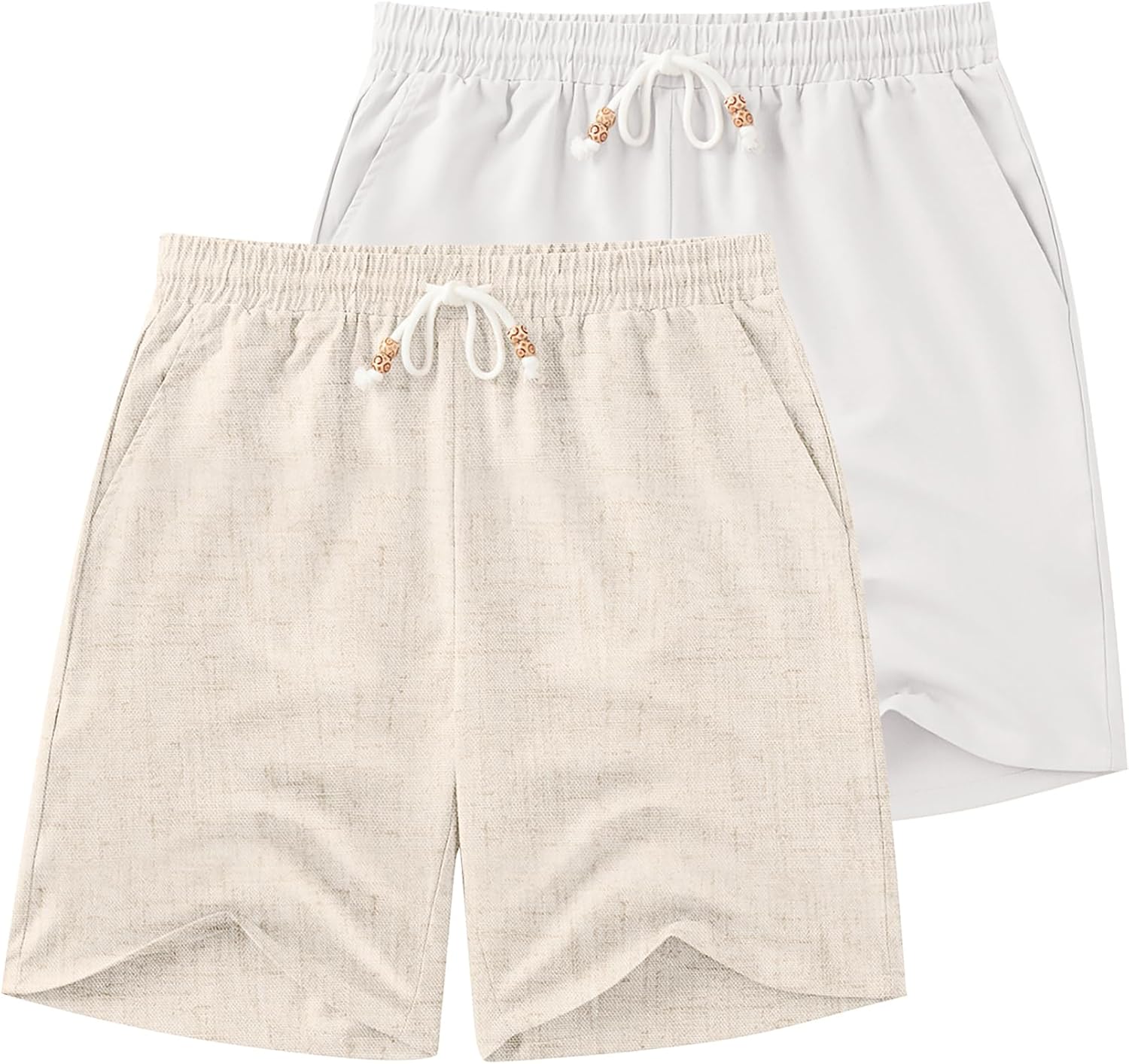 Lightweight Summer Vacation Beach Shorts for Men by COOFANDY