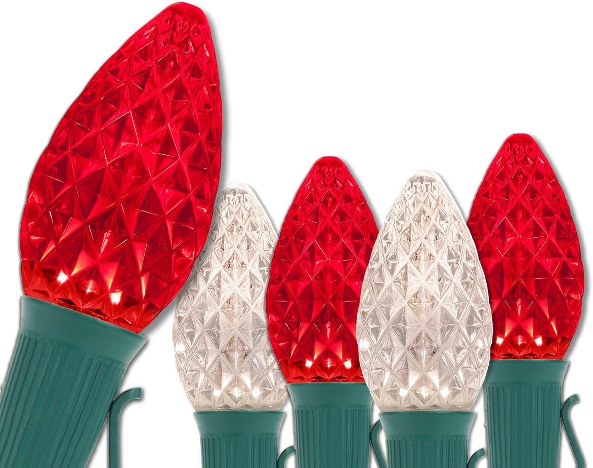 C7 OptiCore Red and Warm White Outdoor Christmas Lights Review