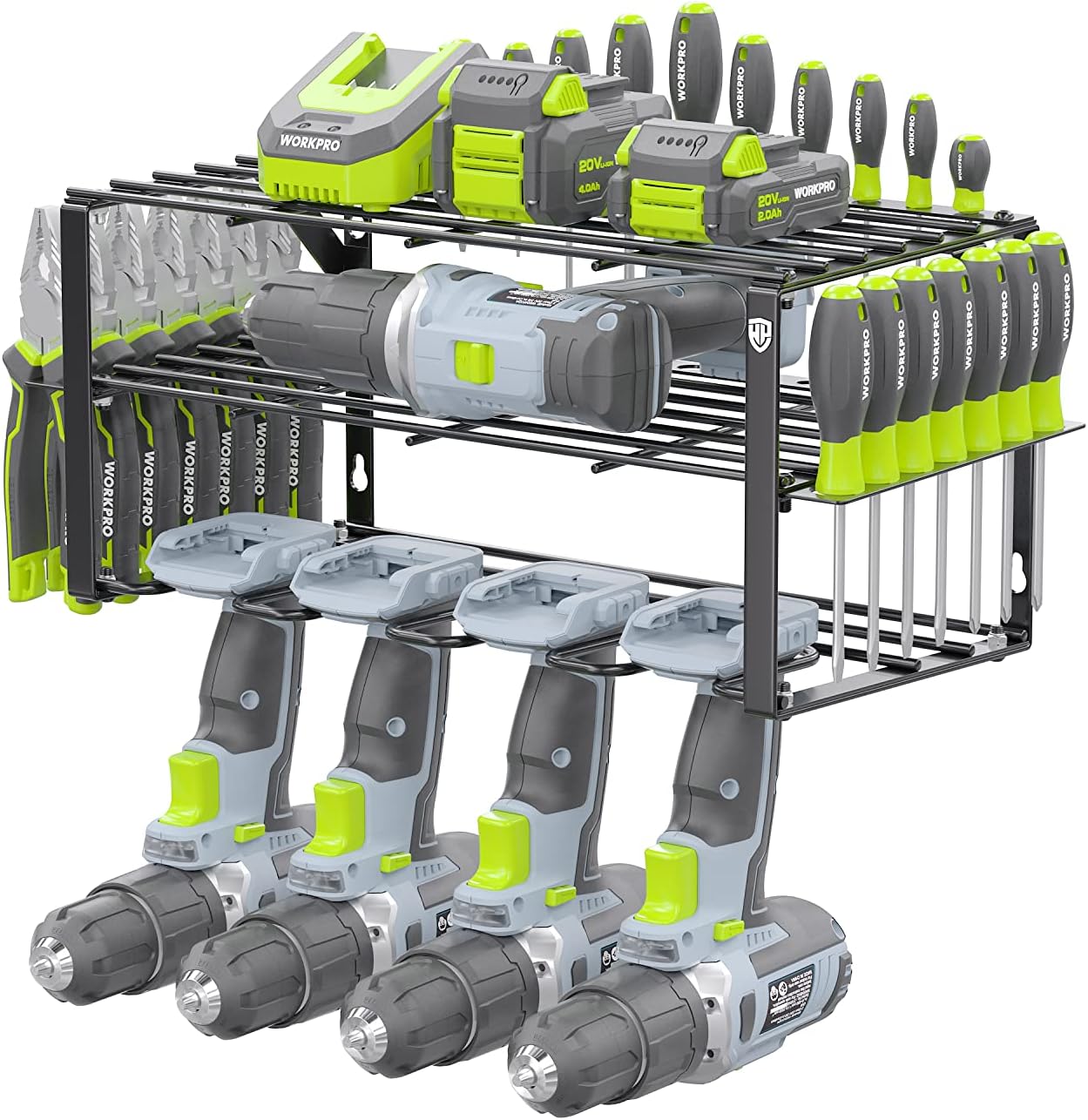 WORKPRO Wall Mounted Power Tool Organizer