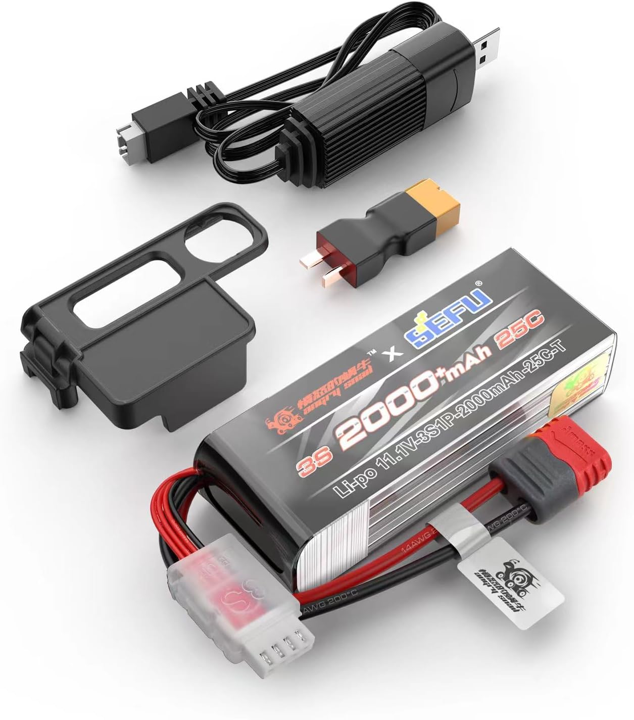 Upgrade Your HYPER GO RC Car with 3S 11.1V 2000mAh LiPo Battery!