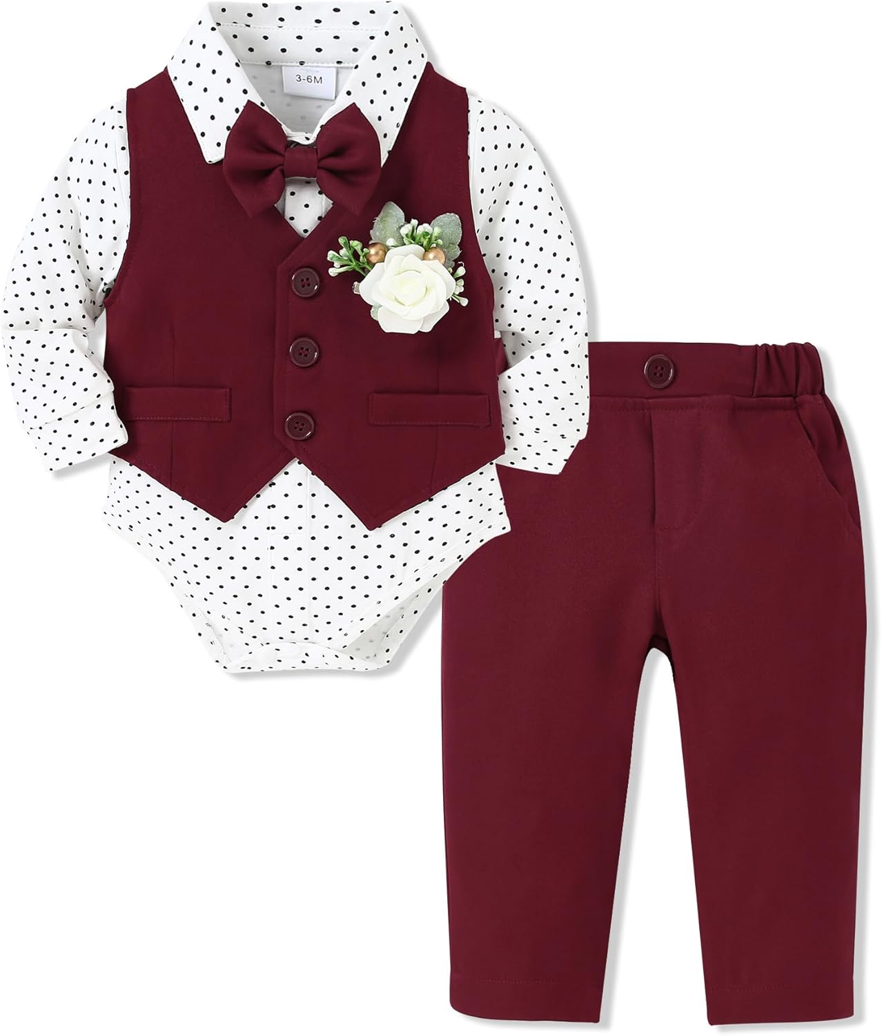 Stylish Baby Boy Clothes Suit Set for Formal Occasions