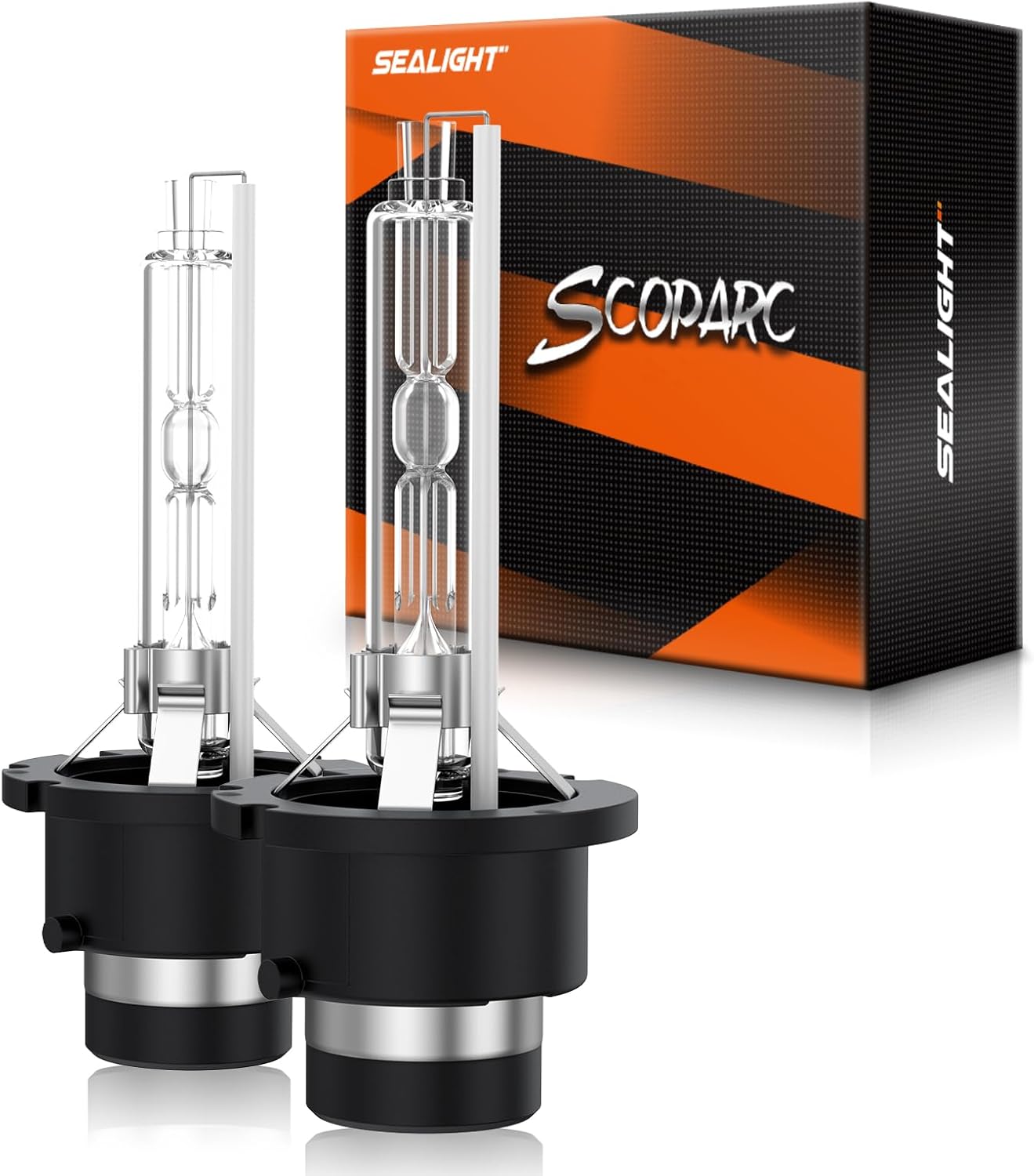 SEALIGHT D4S HID Bulbs for 6000K Cool White Brightness
