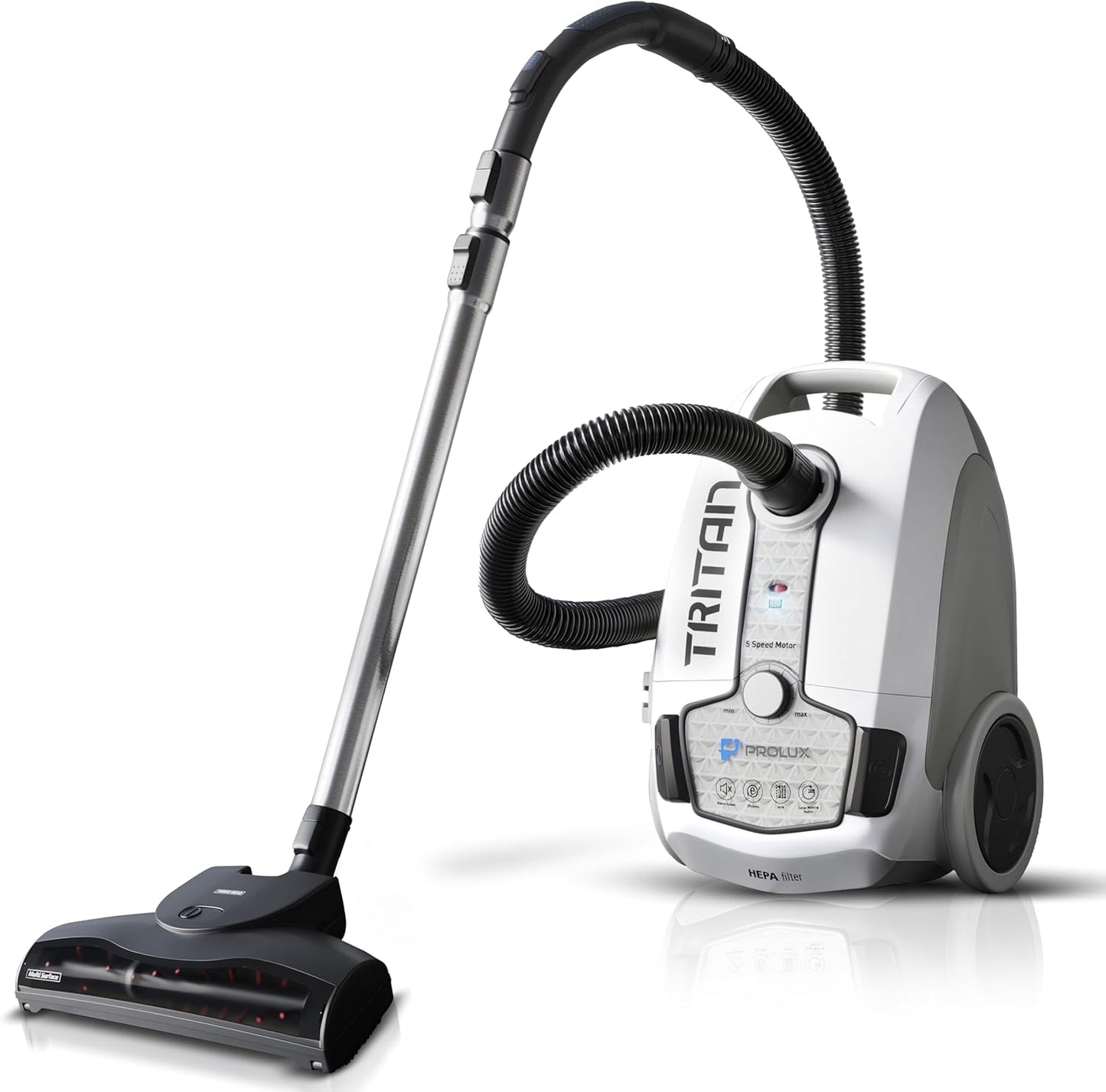Prolux Tritan Bagged Canister Vacuum Cleaner for Pet Hair