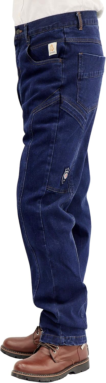 BOCOMAL FR Pants for Men Flame Resistant Carpenter Jeans