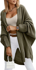 Oversized Cardigans for Women Fall 2025 Trendy Open Front Batwing