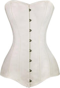 Stylish Cotton Long Torso Corset for Women with 26 Steel Boning