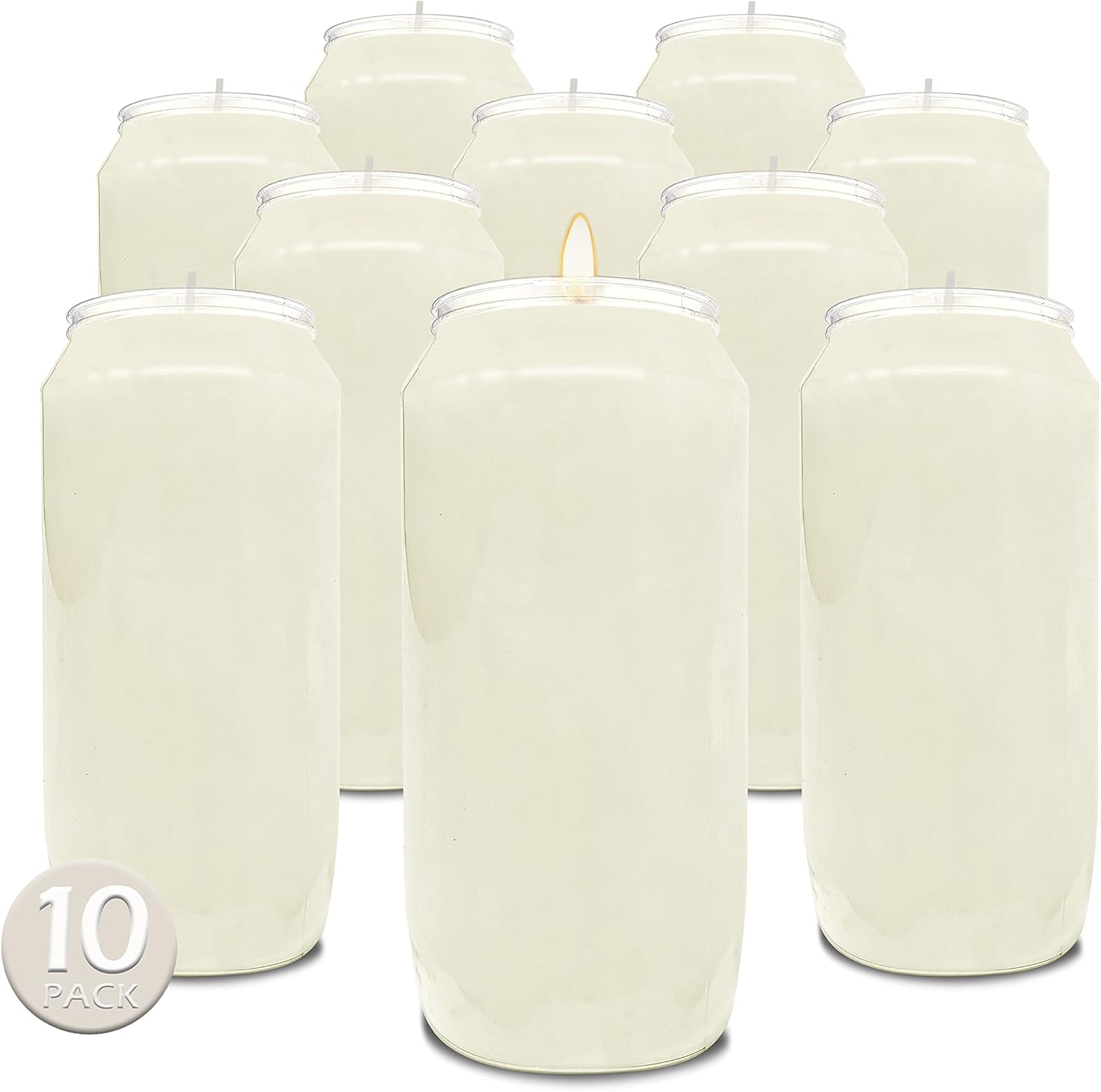 Hyoola 7 Day White Prayer Candles - Perfect for Any Occasion