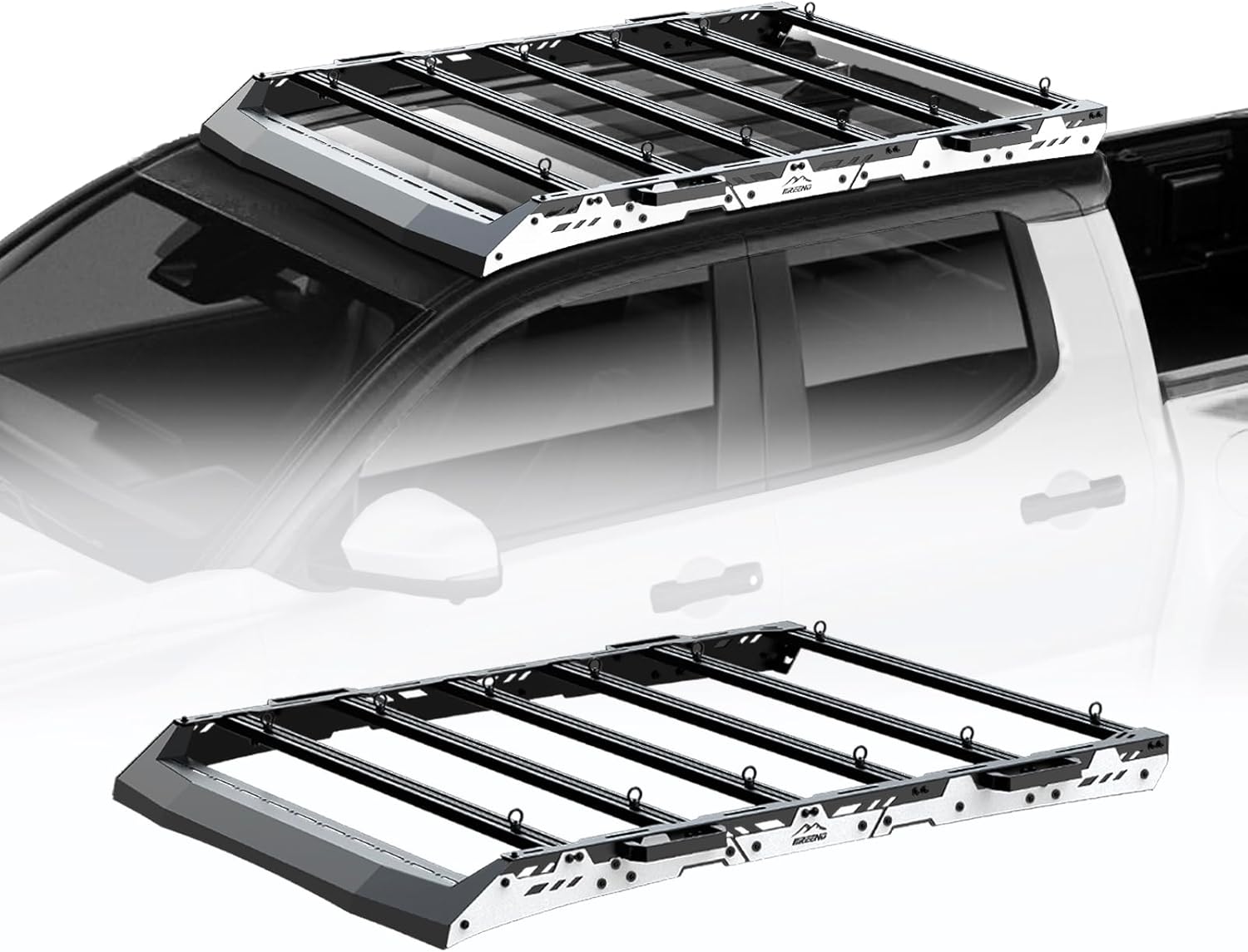 Heavy Duty Roof Rack for 2024 2025 Tacoma Double Cab - No Drilling