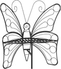 Butterfly Shaped Outdoor Bench - Decorative Metal Garden Bench