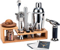 Pristine Smoke: 19-Piece Bartender Kit with Torch