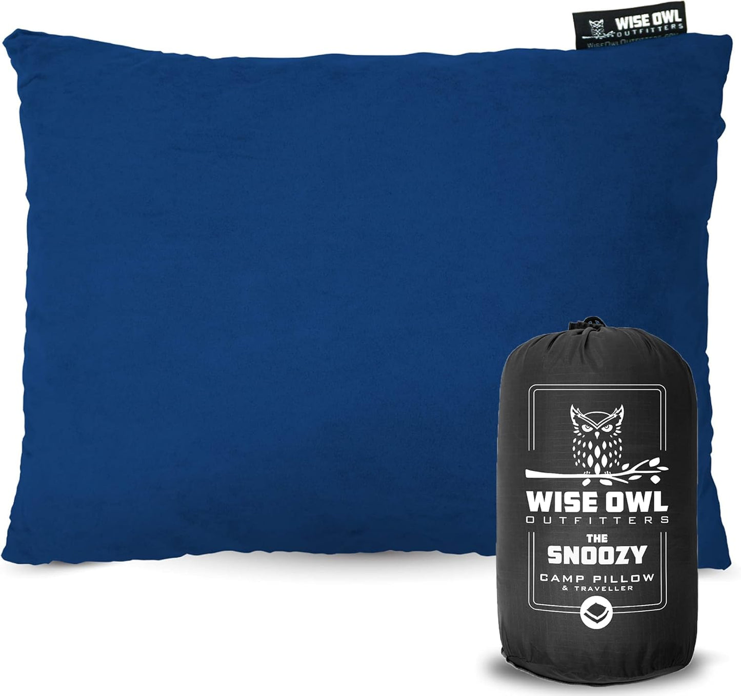 Wise Owl Outfitters Camping Pillow for Travel and Outdoor Use