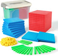 334 PCS Base Ten Blocks Set - Hands-On Place Value Learning
