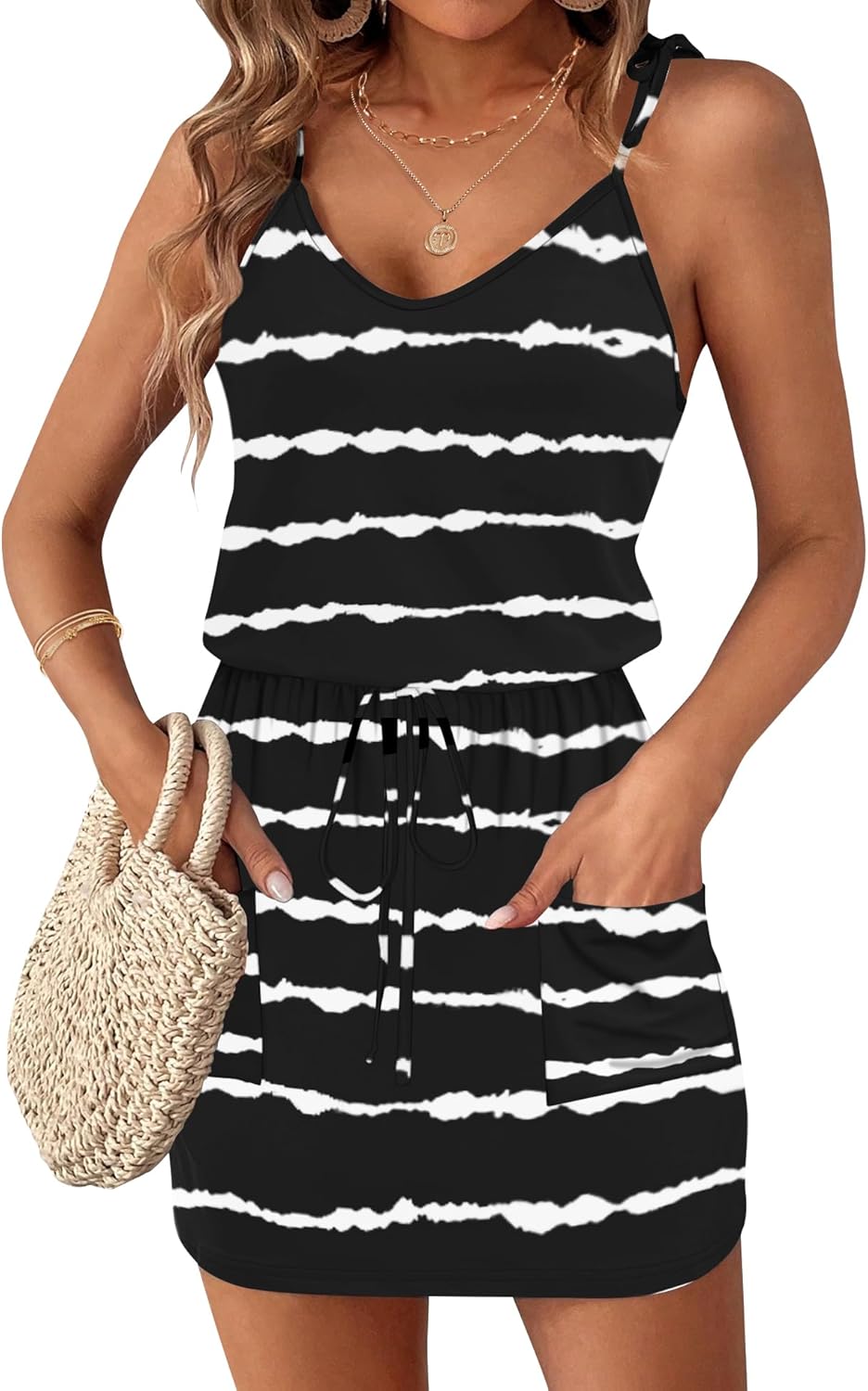 Stylish Womens Summer Dresses with Pockets for Beach Fun