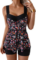 Tankini Swimsuit for Women Tummy Control Two Piece - Flattering Fit We