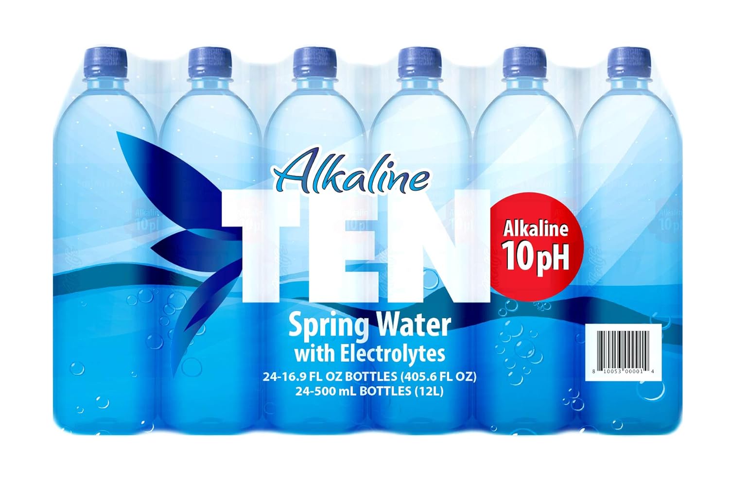 TEN Alkaline Spring Water: pH 10 & High Electrolytes