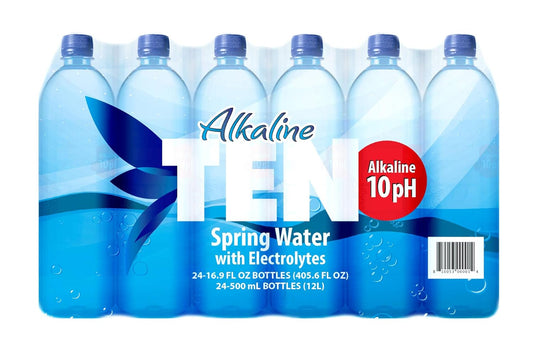TEN Alkaline Spring Water: pH 10 & High Electrolytes