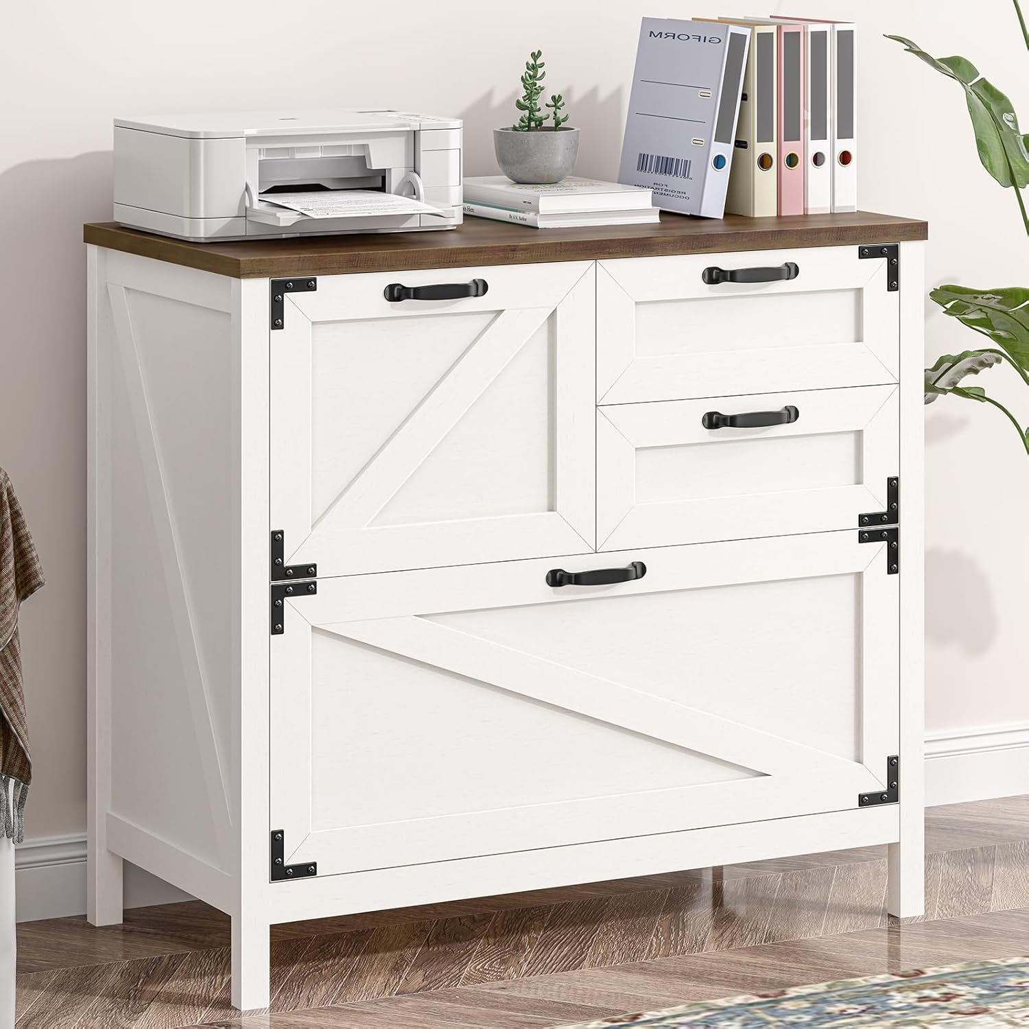 Farmhouse File Cabinet: Organize Stylishly