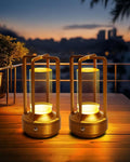Set of 2 Cordless Table Lamps - Portable Rechargeable LED Duo