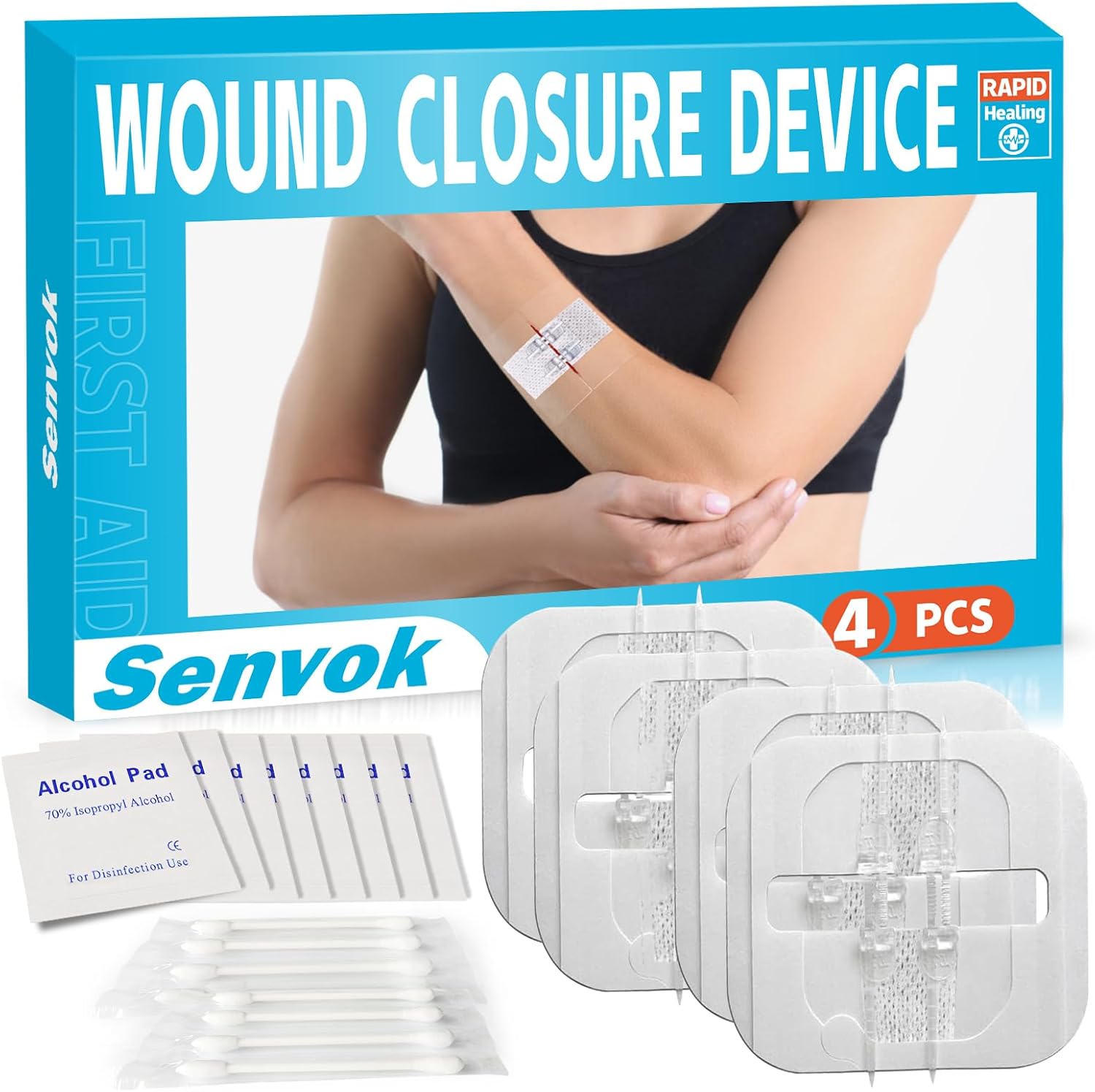 Senvok Emergency Wound Closure Device for Quick Healing