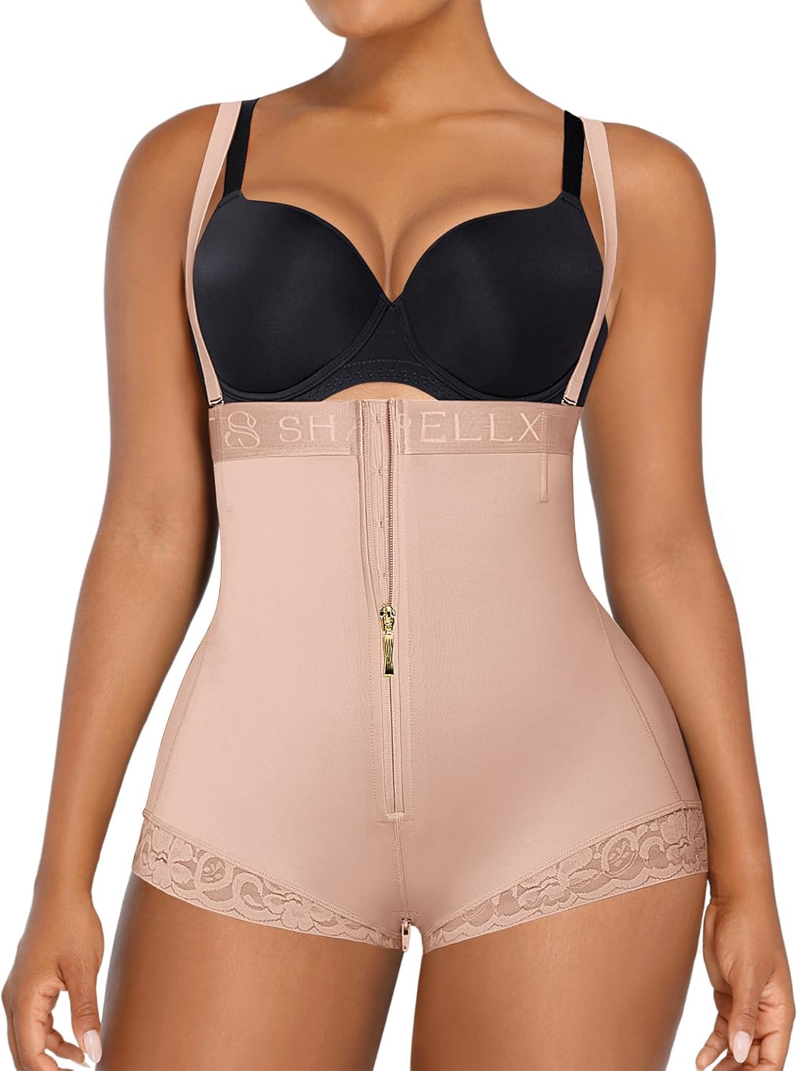 SHAPELLX Tummy Control Butt Lifter Panties for Women Shapewear