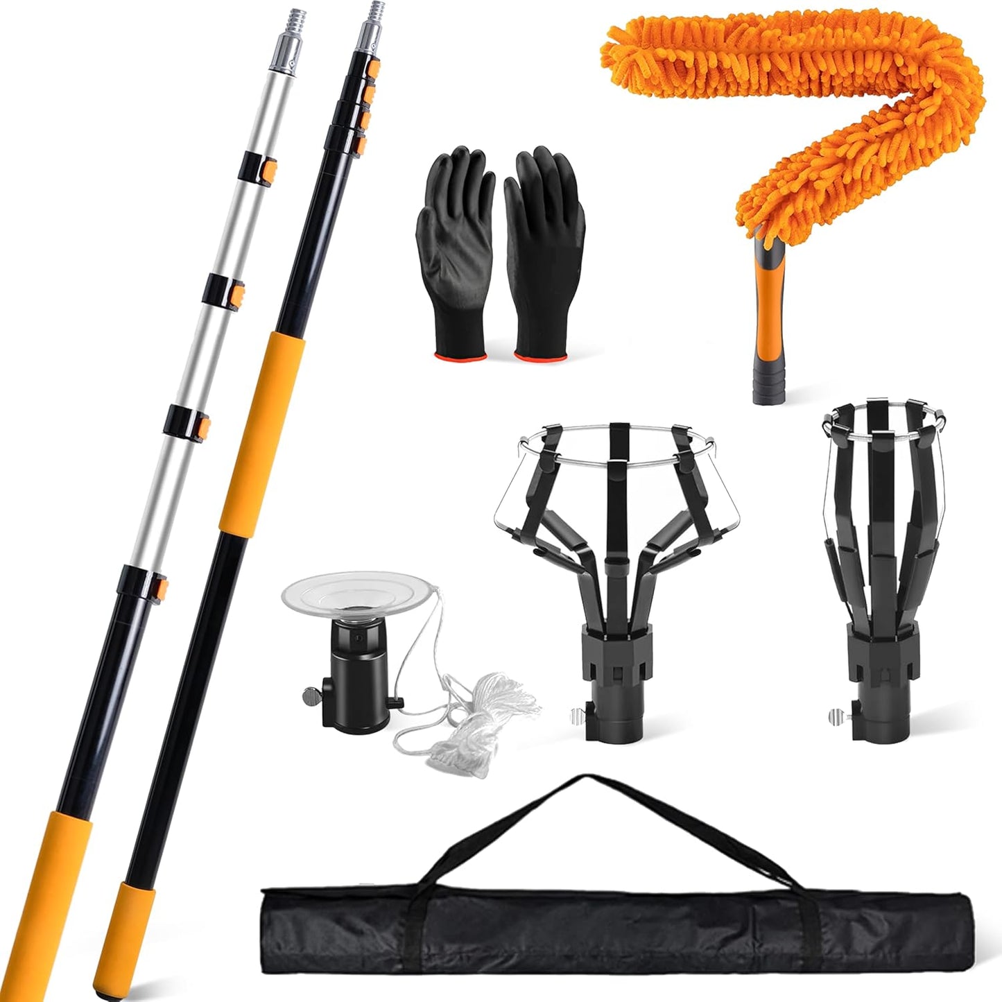 High Reach Light Bulb Changer with 30FT Telescoping Pole