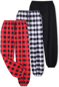 Girls 3 Pack Sweatpants Joggers - Baggy Tween Trendy Pants